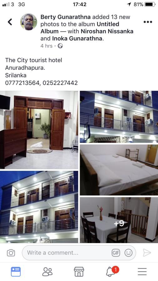 The City Tourist Hotel Anuradhapura Esterno foto